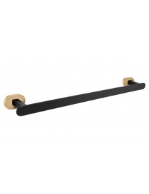 Porte-serviette YUKON en laiton noir 50,6 cm