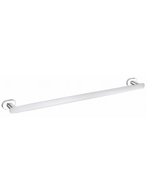 Porte-serviette YUKON en laiton blanc chromé 66,56 cm