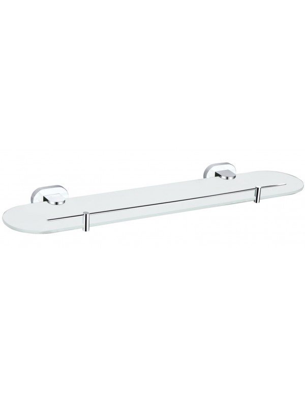 Etagère de douche YUKON en verre et laiton chromé 50 cm Etagère de douche YUKON en verre et laiton chromé 50 cm