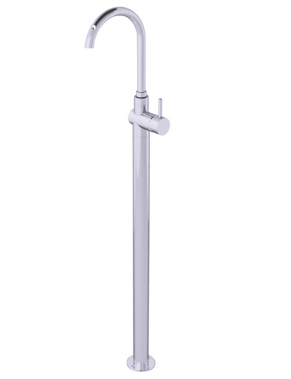 Mitigeur lavabo sur pied SEINA en laiton chromé H. 115 cm Mitigeur lavabo sur pied SEINA en laiton chromé H. 115 cm