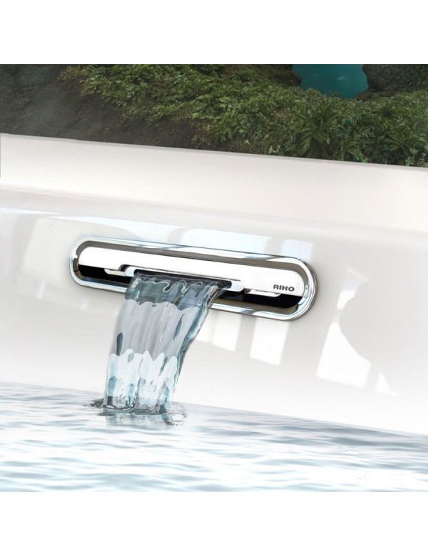 Cache de débordement RIHO FALL chromé
