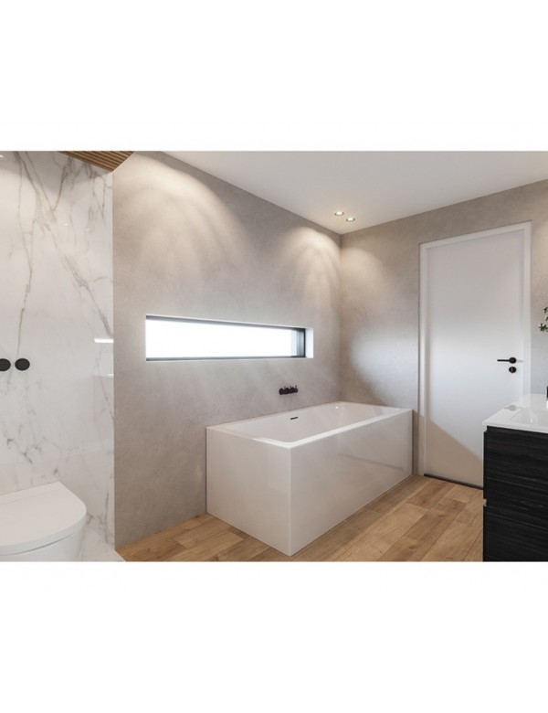 Baignoire RIHO RETHINK CUBIC Plug&Play 180x80 cm