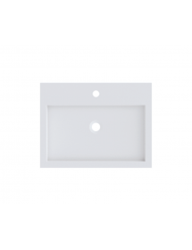 Lavabo SPRING VOW RIHO 60x46x8 cm en composite de marbre