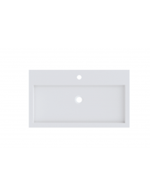 Lavabo SPRING VOW RIHO 100x46x8 cm en composite de marbre