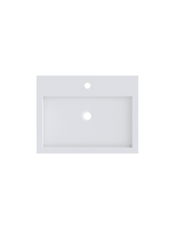 Lavabo SPRING VOW RIHO 60x46x8 cm en composite de marbre
