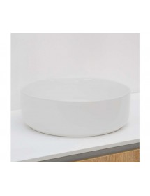 Vasque à poser blanc mat AVELLA OVAL RIHO 58x36 cm solid surface