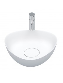 Vasque à poser blanc mat OVIEDO RIHO 41x41 cm solid surface