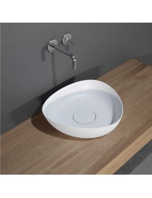 Vasque à poser blanc mat OVIEDO RIHO 41x41 cm solid surface