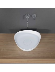 Vasque à poser blanc mat OVIEDO RIHO 41x41 cm solid surface