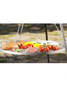 WOK 33 cm spécial brasero sur trépied + brasero PAN 60 cm