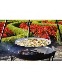 WOK spécial brasero sur trépied + brasero