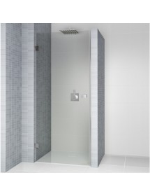Porte de douche battante à charnières chromées SCANDIC NXT 101 100x200 cm