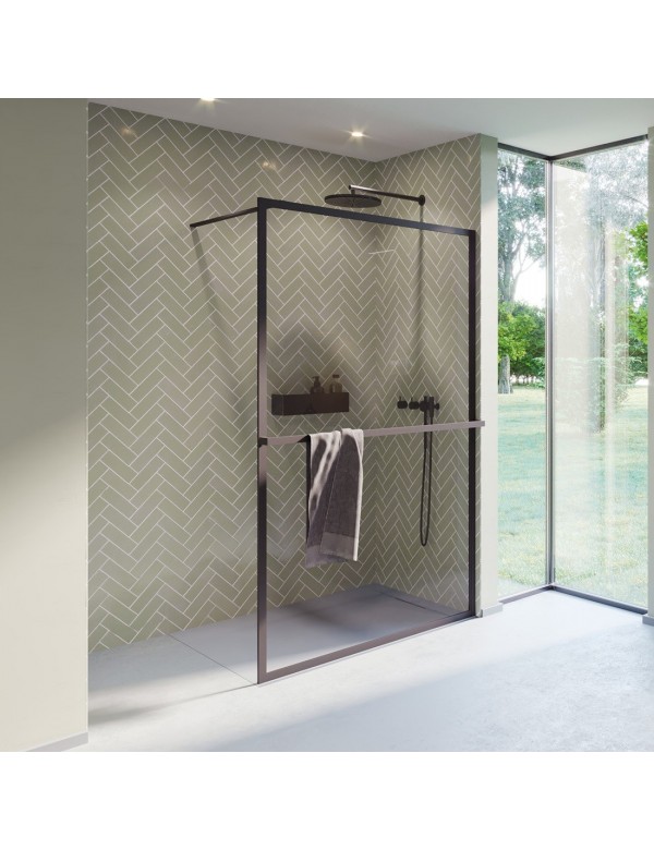 Paroi de douche italienne LUCID 400 RIHO 140x200 cm