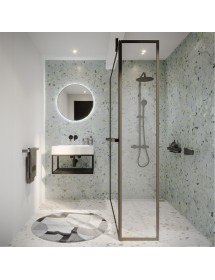 Paroi de douche italienne LUCID 402 SWING RIHO