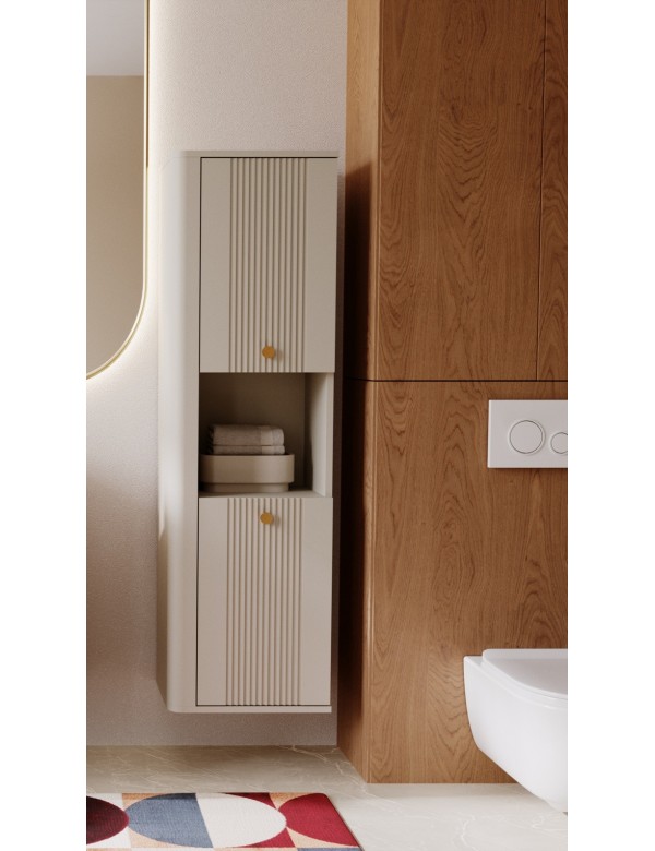 Ensemble meuble de douche ANDIAMO cashmere 140 cm