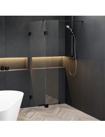Paroi de douche walk-in avec rabattant SCANDIC NXT 402