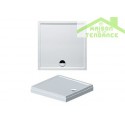 Receveur de douche acrylique carré RIHO DAVOS 251 90x90x4,5 cm  avec pieds et tablier