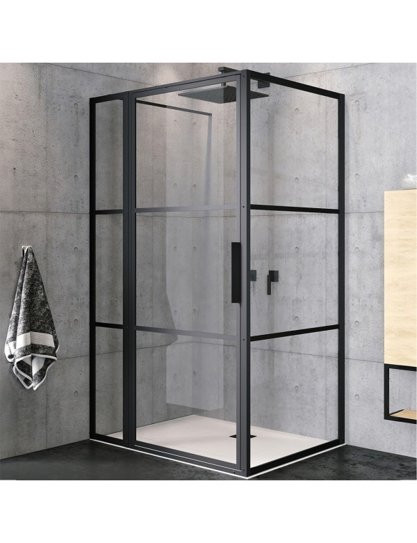 Cabine de douche d'angle GRID 203 RIHO 120x80 x200cm