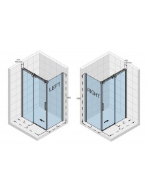 Cabine de douche d'angle OCEAN 203 RIHO