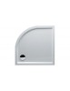 Receveur de douche acrylique quadrant  RIHO DAVOS 281 90x90x4,5 cm avec pieds et tablier