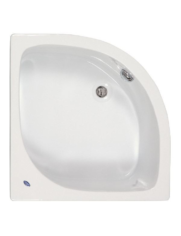 Baignoire d’angle acrylique MYKONOS 90x90 cm avec pieds