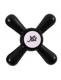 Colonne de douche sur pied en laiton noir mat MORAVA RETRO﻿