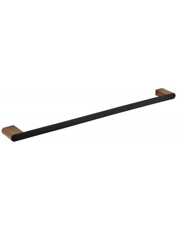 Porte-serviette GALLA en laiton noir et doré 60 x6 x2 cm Porte-serviette GALLA en laiton noir et doré 60 x6 x2 cm