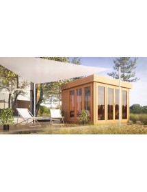 Maison de jardin ORCHIDEE en bois épicéa 370x350 cm