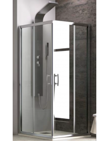 Cabine de douche carrée NEW FLORA 100 80x80 x180 cm