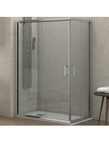 Cabine de douche rectangulaire NEW FLORA 100 90x140 H.180 cm