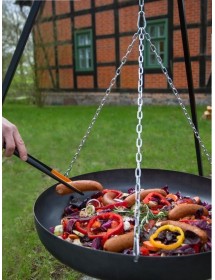 WOK à suspendre 80 cm sur trépied