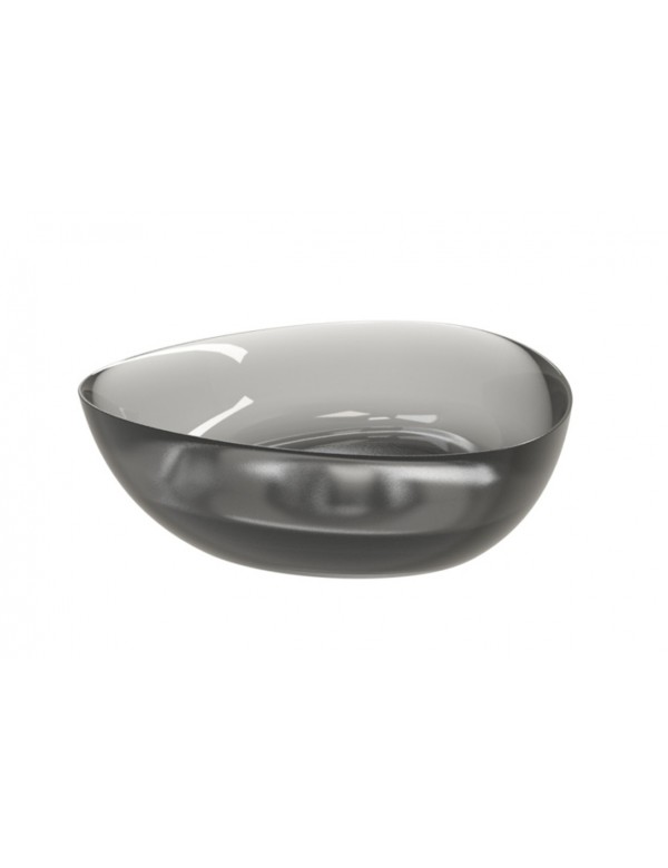 Vasque à poser Frosted Smoke OVIEDO RIHO 41x41 cm solid surface