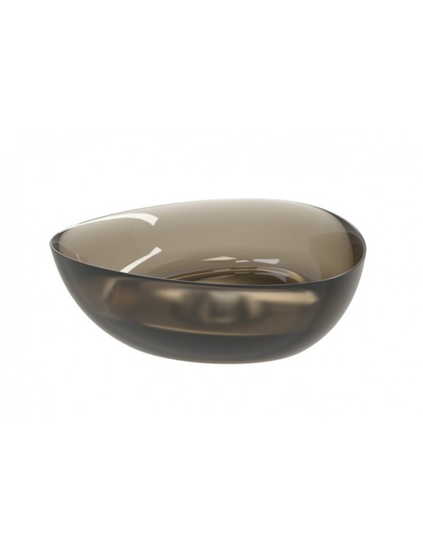 Vasque à poser Frosted Umber OVIEDO RIHO 41x41 cm solid surface