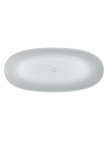 Baignoire îlot en solid surface RIHO OVAL 175x80x56,5 cm