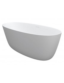 Baignoire îlot en solid surface RIHO OVAL 175x80x56,5 cm