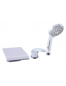 Mitigeur baignoire à cascade DONAU 3 trous laiton chromé