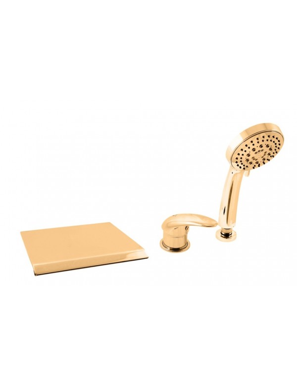 Mitigeur baignoire à cascade DANUBO 3 trous laiton doré Mitigeur baignoire à cascade DANUBO 3 trous laiton doré