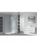 Grand receveur de douche rectangulaire RIHO ZURICH 244 150x80x4,5 cm