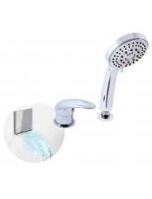 Mitigeur baignoire à cascade sur baignoire 3 trous en laiton chromé