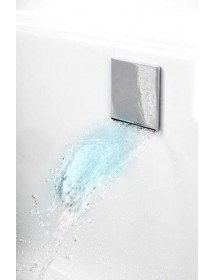Mitigeur baignoire à cascade sur baignoire 3 trous en laiton chromé