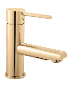 Mitigeur lavabo SEINA sans bonde laiton doré