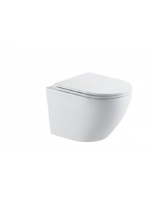 Pack WC Rimless avec fonction bidet suspendu MILOS 49,5x36x33 cm