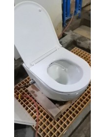 Pack WC Rimless avec fonction bidet suspendu MILOS 49,5x36x33 cm