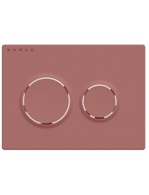 Plaque de déclenchement pour WC OLIMPOS rose gold mat 3/6L