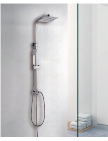 Set de douche mural chromé VIKY avec douchette