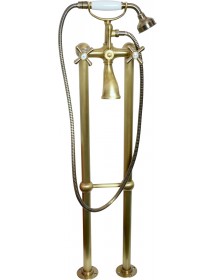 Colonne de douche sur pied en laiton bronze MORAVA RETRO﻿