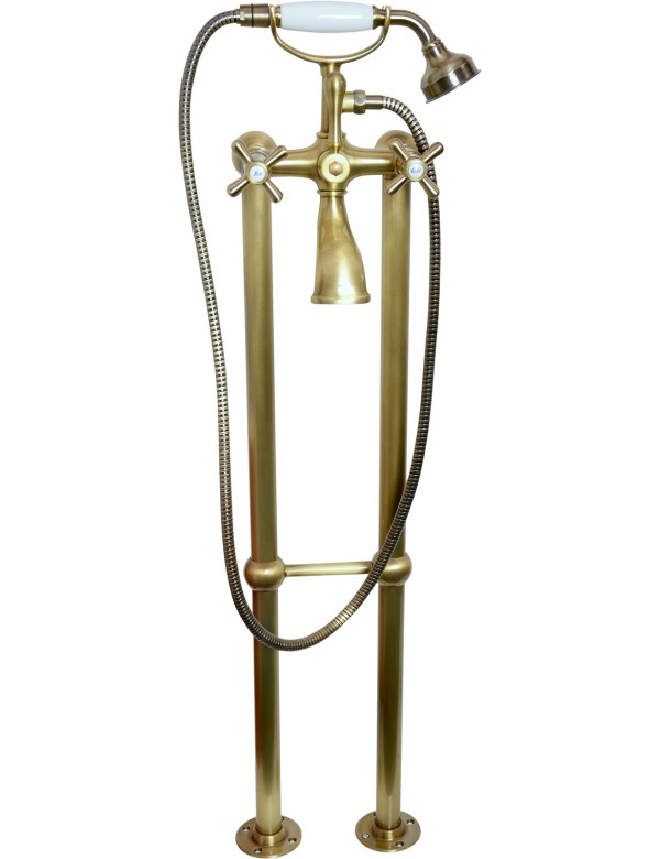 Colonne de douche sur pied en laiton bronze MORAVA RETRO Colonne de douche sur pied en laiton bronze MORAVA RETRO