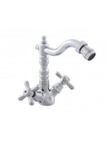 Mélangeur bidet long MORAVA sans siphon en laiton chromé