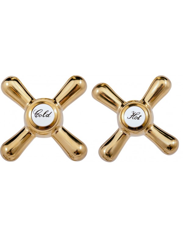 Mélangeur bidet long MORAVA sans siphon en laiton doré