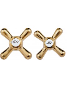 Mélangeur bidet MORAVA RETRO avec pop-up en laiton doré